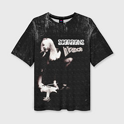 Женская футболка оверсайз In Trance - Scorpions