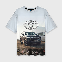 Женская футболка оверсайз Toyota Land Cruiser 300 Sport
