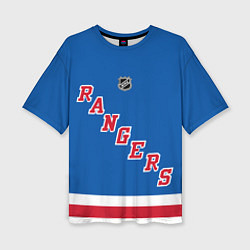 Женская футболка оверсайз Артемий Панарин Rangers