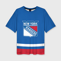 Женская футболка оверсайз New York Rangers Панарин