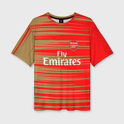 Женская футболка оверсайз Arsenal fly emirates