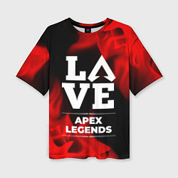 Женская футболка оверсайз Apex Legends Love Классика