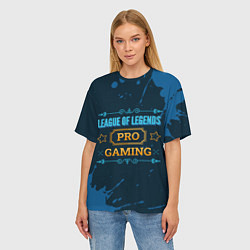 Футболка оверсайз женская Игра League of Legends: PRO Gaming, цвет: 3D-принт — фото 2