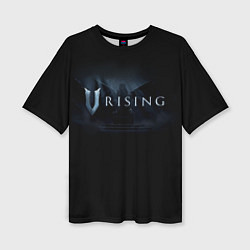 Женская футболка оверсайз Logo V Rising