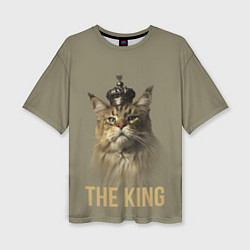 Женская футболка оверсайз Король котов Мейн-кун