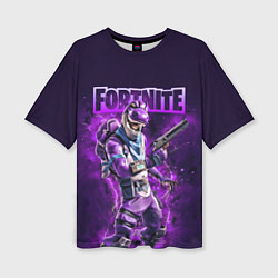 Женская футболка оверсайз Fortnite Bronto Скин динозавра Видеоигра