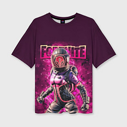 Женская футболка оверсайз Fortnite Corrupted Voyager Video game