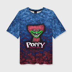Женская футболка оверсайз Poppy playtime Haggy Waggy Хагги Вагги Поппи плейт