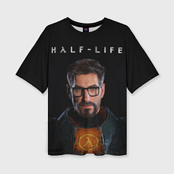 Женская футболка оверсайз Half life - Gordon Freeman