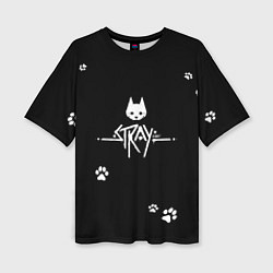 Футболка оверсайз женская Stray, цвет: 3D-принт