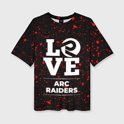 Женская футболка оверсайз ARC Raiders love классика