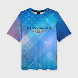 Женская футболка оверсайз Chrysler - абстракция