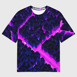 Футболка оверсайз женская Спящий город, цвет: 3D-принт