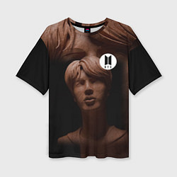 Женская футболка оверсайз BTS Jin Concept Sculpt