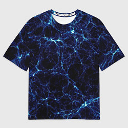 Футболка оверсайз женская Микро иней, цвет: 3D-принт