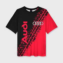 Футболка оверсайз женская Audi, цвет: 3D-принт