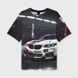 Женская футболка оверсайз BMW M 240 i racing - Motorsport