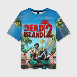 Женская футболка оверсайз Dead island two