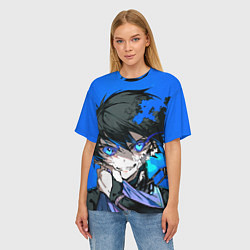 Футболка оверсайз женская Ёити Исаги art, цвет: 3D-принт — фото 2