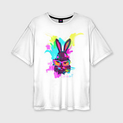 Женская футболка оверсайз Rabbit casuall