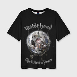 Женская футболка оверсайз Motorhead планета