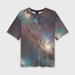 Женская футболка оверсайз Бескрайняя Вселенная
