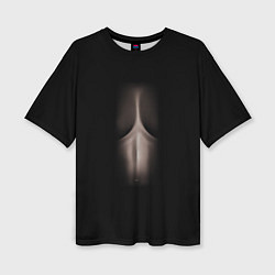 Женская футболка оверсайз Идеальное женское тело