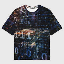 Футболка оверсайз женская Шифр, цвет: 3D-принт