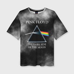 Футболка оверсайз женская Pink Floyd космос, цвет: 3D-принт