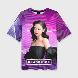 Женская футболка оверсайз BlackPink Jennie