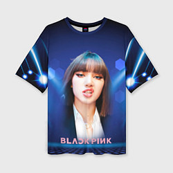 Женская футболка оверсайз Lisa Blackpink