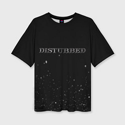 Женская футболка оверсайз Disturbed stars