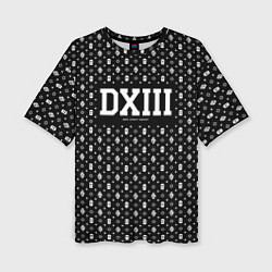 Женская футболка оверсайз Dope street market DXIII