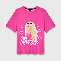 Женская футболка оверсайз Кукла Барби