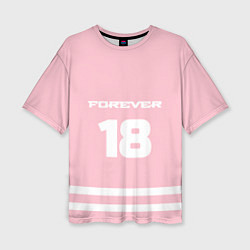 Женская футболка оверсайз Forever 18