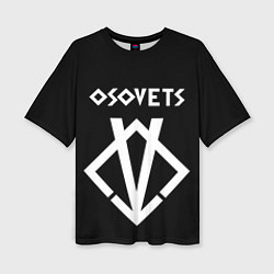 Женская футболка оверсайз Osovets metal band