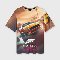 Женская футболка оверсайз Forza Horizon race