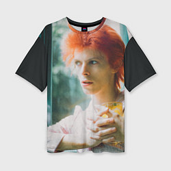 Женская футболка оверсайз David Bowie in Haddon Hall