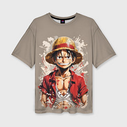 Женская футболка оверсайз Монки Ди Руфи - One Piece