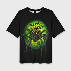 Женская футболка оверсайз Halloween - evil spider
