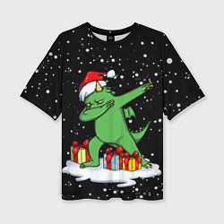 Женская футболка оверсайз Dragon dab