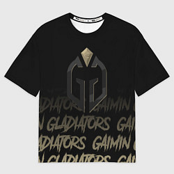 Футболка оверсайз женская Gaimin Gladiators style, цвет: 3D-принт