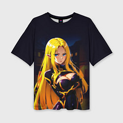 Футболка оверсайз женская Альфа - Сад теней, цвет: 3D-принт