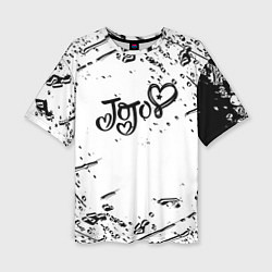Женская футболка оверсайз JoJos Bizarre splash love anime