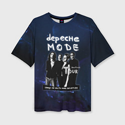 Женская футболка оверсайз Depeche Mode - Devotional тур