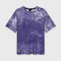 Футболка оверсайз женская Абстракция - violet color background, цвет: 3D-принт
