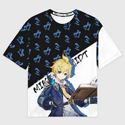 Футболка оверсайз женская Мика Шмидт - Геншин Импакт, цвет: 3D-принт