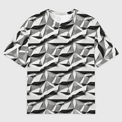 Футболка оверсайз женская Камни, цвет: 3D-принт