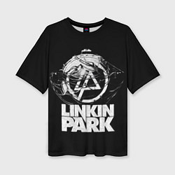 Футболка оверсайз женская Linkin Park рэп-метал, цвет: 3D-принт