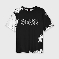 Футболка оверсайз женская Linkin Park рок бенд, цвет: 3D-принт